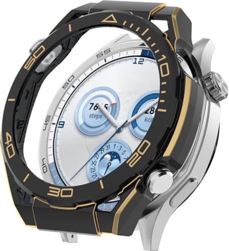 Gransho Bumper Case kompatibel mit Huawei Watch GT5 Pro 46mm, Slim Shockproof Protective Bumper Cover [No Screen Protector] NO250502 (Pattern D) von Gransho