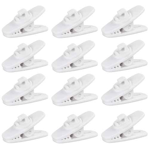 12 St 360° Drehbare Kopfhörer Kabelklemmen, Kopfhörerkabel Kleidung Clips, Kleine Headset Kabelclips, Kopfhörer Draht Clips, Ohrhörer Clip aus Kunststoff, Ohrhörer Kabelklemmen, Kopfhörerkabelclip (B) 12 St 360° Drehbare Kopfhörer Kabelklemmen, Kopfhörerkabel Kleidung Clips, Kleine Headset Kabelclips, Kopfhörer Draht Clips, Ohrhörer Clip aus Kunststoff, Ohrhörer Kabelklemmen, Kopfhörerkabelclip (B) von Granvoo