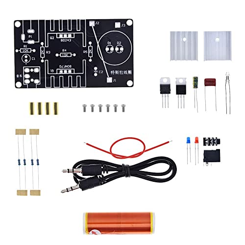 Graootoly 1 Set Mini Coil Kit 15W Mini Music Coil Plasma Speaker Wireless Transmission Model DC 15-24V DIY Kits von Graootoly