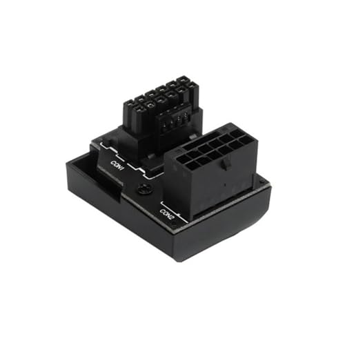 Graootoly ATX3.0 12VHPWR 12+4 16Pin PCIe5.0 450W Netzteil Kabel Adapter 180 Grad Anschlüsse für RTX 4090 4080 4070 Einfache Installation Schwarz RVS von Graootoly