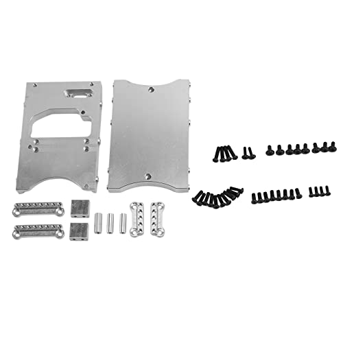 Graootoly Metall-Lenkservohalterung für MN D90 D91 D96 D99 MN90 MN99S 1/12 RC Auto, Silber von Graootoly