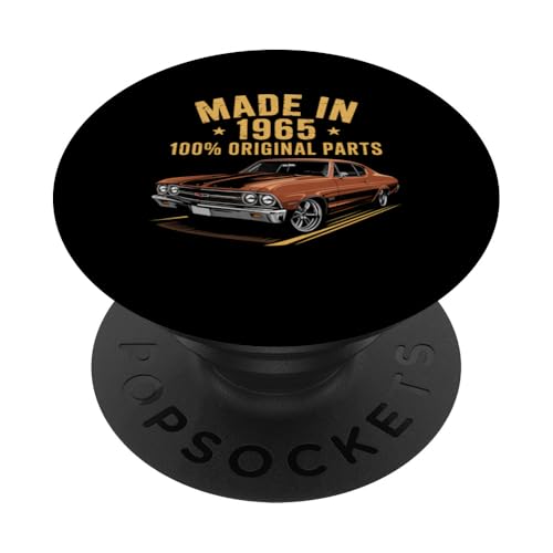 1965 Geburtstagsgeschenk Männer Frauen Oldtimer-Liebhaber PopSockets Klebender PopGrip von Graphic 365