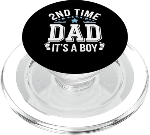 2nd Dad It's A Boy Schwangerschaftsankündigung PopSockets PopGrip für MagSafe 2nd Dad It's A Boy Schwangerschaftsankündigung PopSockets PopGrip für MagSafe von Graphic 365