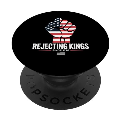 Amerika USA Flagge Rejecting Kings Since 1776 4. Juli PopSockets Klebender PopGrip Amerika USA Flagge Rejecting Kings Since 1776 4. Juli PopSockets Klebender PopGrip von Graphic 365