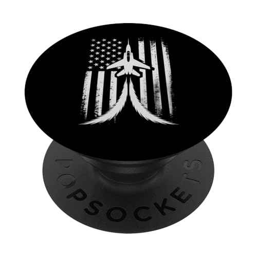 Amerikanische Flagge F16 Fighter Pilot Veteran USA Pride Geschenk PopSockets Klebender PopGrip Amerikanische Flagge F16 Fighter Pilot Veteran USA Pride Geschenk PopSockets Klebender PopGrip von Graphic 365