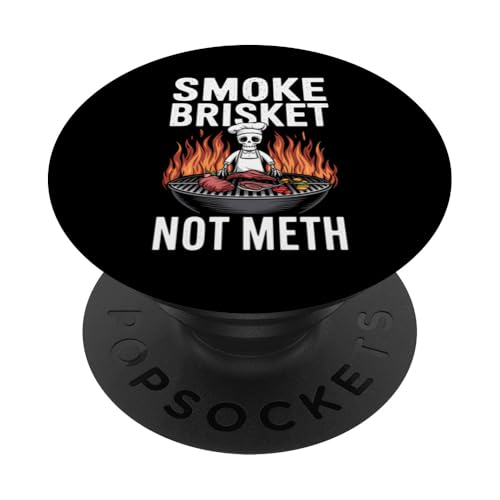 Brisket BBQ Grill Lustiges Räucherfleisch Grillen Geschenk PopSockets Klebender PopGrip Brisket BBQ Grill Lustiges Räucherfleisch Grillen Geschenk PopSockets Klebender PopGrip von Graphic 365