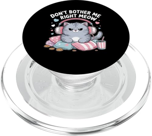 Cat Kopfhörer Gamer Don't Bother Meow Kawaii PopSockets PopGrip für MagSafe von Graphic 365