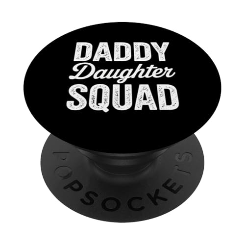 Daddy Daughter Squad Lustiges Vatertagsgeschenk Papa von PopSockets Klebender PopGrip von Graphic 365