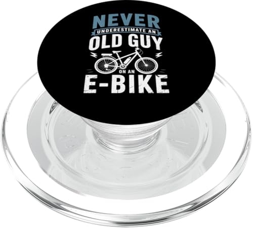 EBike E-Bike Never Underestimate An Old Guy An PopSockets PopGrip für MagSafe EBike E-Bike Never Underestimate An Old Guy An PopSockets PopGrip für MagSafe von Graphic 365