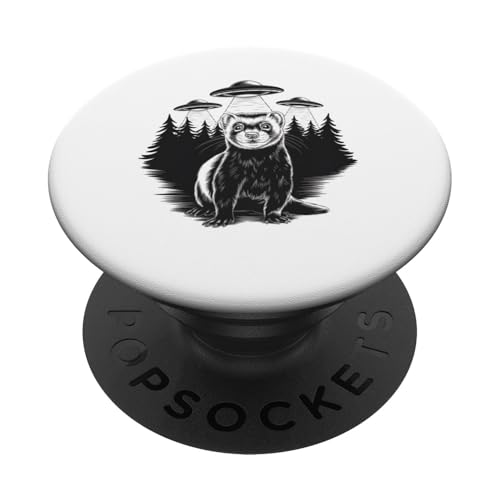 Frettchen UFO Alien Raumschiff Galaxie Planeten Weltraumtier PopSockets Klebender PopGrip Frettchen UFO Alien Raumschiff Galaxie Planeten Weltraumtier PopSockets Klebender PopGrip von Graphic 365