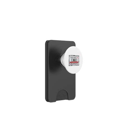 House Music A60 Kassettenspieler Retro Vintage Musik PopSockets PopWallet für MagSafe von Graphic 365