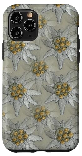 Hülle für iPhone 11 Pro Schutzhülle für Herren, Damen, Mädchen, Jungen, Edelweiß von Graphic 365