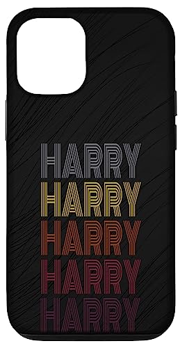 Hülle für iPhone 12/12 Pro Hülle Vorname Harry Retro Vintage Style Handyhülle Hülle für iPhone 12/12 Pro Hülle Vorname Harry Retro Vintage Style Handyhülle von Graphic 365