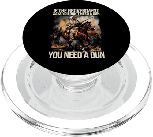 Indianer Reiter Krieger If Government PopSockets PopGrip für MagSafe Indianer Reiter Krieger If Government PopSockets PopGrip für MagSafe von Graphic 365