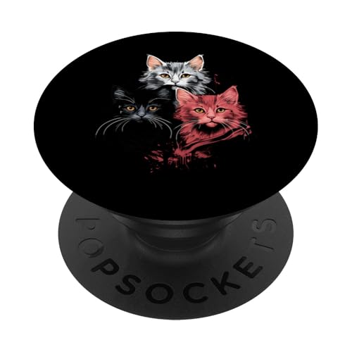 Katzenliebhaber, lustiges Geschenk PopSockets Klebender PopGrip Katzenliebhaber, lustiges Geschenk PopSockets Klebender PopGrip von Graphic 365
