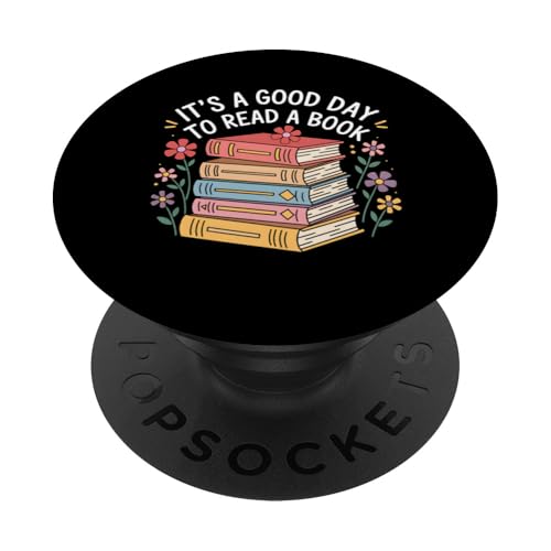 Lesebuch Liebhaber Niedlicher Bücherwurm Geschenk It's Day PopSockets Klebender PopGrip von Graphic 365