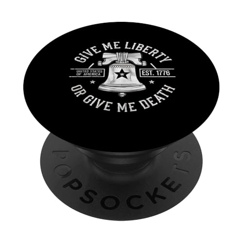 Liberty USA Flagge 4. Juli patriotisches Geschenk PopSockets Klebender PopGrip von Graphic 365