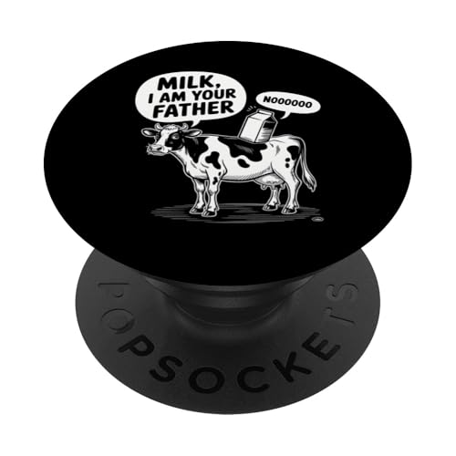 Lustiges Kuhbauer mit Aufschrift "Milk Am Father" PopSockets Klebender PopGrip Lustiges Kuhbauer mit Aufschrift "Milk Am Father" PopSockets Klebender PopGrip von Graphic 365