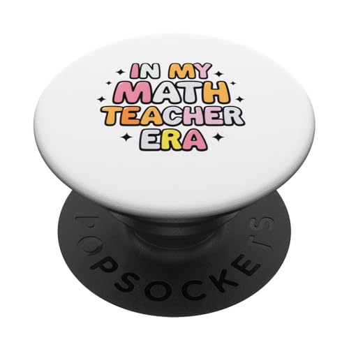 Math Teacher My Math Teacher Era Lustiges Mathematiklehrer Geschenk PopSockets Klebender PopGrip Math Teacher My Math Teacher Era Lustiges Mathematiklehrer Geschenk PopSockets Klebender PopGrip von Graphic 365