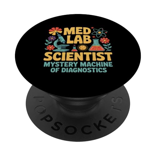 Medizinisches Labor Wissenschaftler Mystery Machine Diagnostics Lab PopSockets Klebender PopGrip Medizinisches Labor Wissenschaftler Mystery Machine Diagnostics Lab PopSockets Klebender PopGrip von Graphic 365