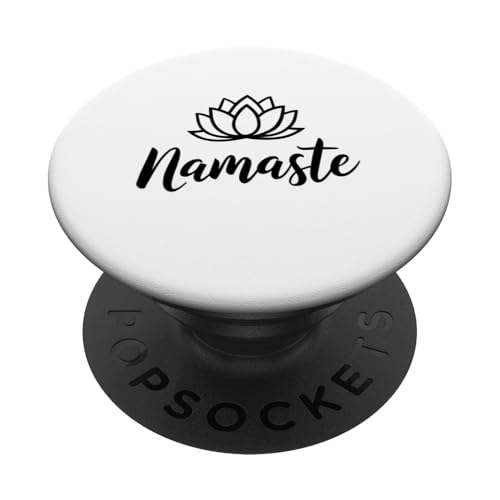 Namaste Yoga Lotus Meditation Spirituelle Pose Grafik PopSockets Klebender PopGrip Namaste Yoga Lotus Meditation Spirituelle Pose Grafik PopSockets Klebender PopGrip von Graphic 365