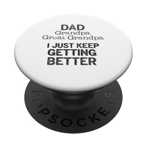 Papa Opa Urgroßvater wird einfach immer besser Lustig PopSockets Klebender PopGrip Papa Opa Urgroßvater wird einfach immer besser Lustig PopSockets Klebender PopGrip von Graphic 365