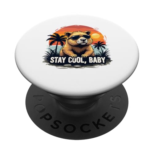 Quokka Stay Cool Baby Lustiges Tierliebhaber-Geschenk PopSockets Klebender PopGrip von Graphic 365