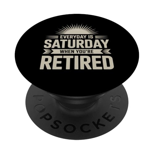 Ruhestand Jeden Samstag Im Ruhestand Lustig PopSockets Klebender PopGrip Ruhestand Jeden Samstag Im Ruhestand Lustig PopSockets Klebender PopGrip von Graphic 365