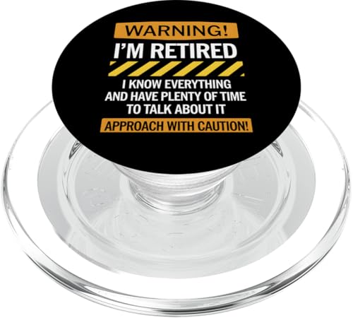 Ruhestandsgeschenke Männer Lustiges Geschenk Ruhestand Gag Geschenk Ruhestand PopSockets PopGrip für MagSafe Ruhestandsgeschenke Männer Lustiges Geschenk Ruhestand Gag Geschenk Ruhestand PopSockets PopGrip für MagSafe von Graphic 365