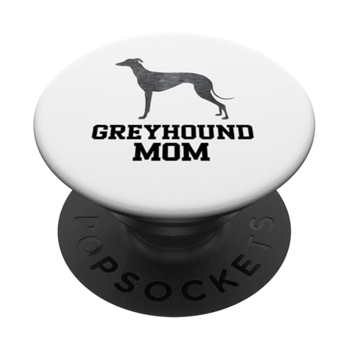 Süßes lustiges Geschenk für Windhund-Mom und Hundeliebhaber PopSockets Klebender PopGrip von Graphic 365