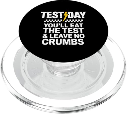 Test Day Eat Test Leave Krümel PopSockets PopGrip für MagSafe Test Day Eat Test Leave Krümel PopSockets PopGrip für MagSafe von Graphic 365