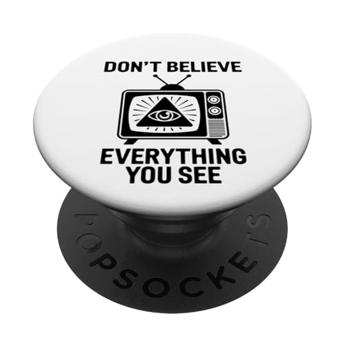 Theorie: Glaube nicht alles. Lustig ansehen PopSockets Klebender PopGrip Theorie: Glaube nicht alles. Lustig ansehen PopSockets Klebender PopGrip von Graphic 365