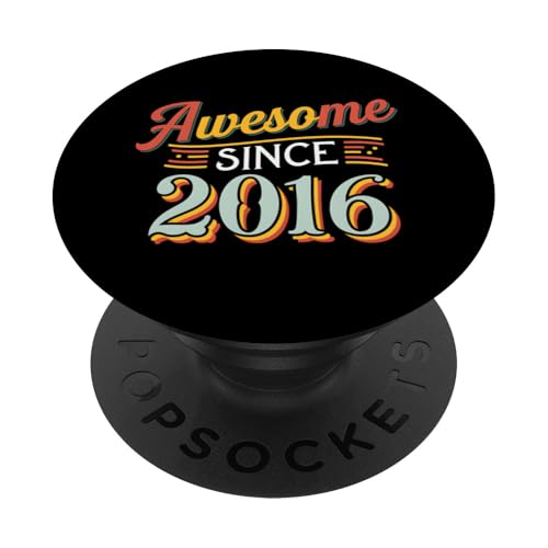 Tolles Geburtstagsgeschenk seit 2016 Lustiges Vintage-Geschenk PopSockets Klebender PopGrip von Graphic 365
