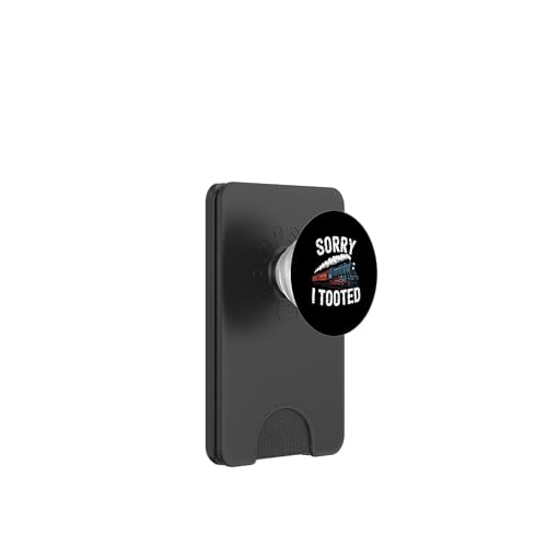 Train Lover Sorry Tooted Engine Eisenbahn Geschenk PopSockets PopWallet für MagSafe Train Lover Sorry Tooted Engine Eisenbahn Geschenk PopSockets PopWallet für MagSafe von Graphic 365
