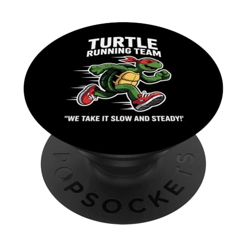 Turtle Running Team We It Slow Steady Runner Geschenk PopSockets Klebender PopGrip Turtle Running Team We It Slow Steady Runner Geschenk PopSockets Klebender PopGrip von Graphic 365