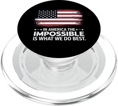 USA-Flagge Impossible What PopSockets PopGrip für MagSafe USA-Flagge Impossible What PopSockets PopGrip für MagSafe von Graphic 365