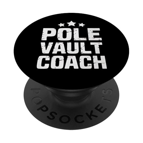 Vault Coach Track Field Coach Geschenk PopSockets Klebender PopGrip Vault Coach Track Field Coach Geschenk PopSockets Klebender PopGrip von Graphic 365