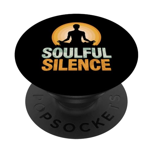 Yoga-Meditation Zen Spiritueller Yogilehrer Namaste PopSockets Klebender PopGrip von Graphic 365