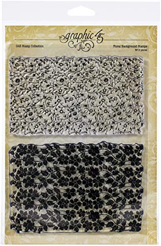 Graphic 45 GR4501986 Heftklammern Stamps FLORL BKGD, sortiert, One Size Graphic 45 GR4501986 Heftklammern Stamps FLORL BKGD, sortiert, One Size von Graphic 45