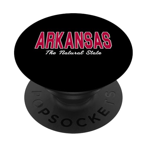 Arkansas - The Natural State - Throwback Design - Classic PopSockets Klebender PopGrip Arkansas - The Natural State - Throwback Design - Classic PopSockets Klebender PopGrip von Graphic Club Inc.