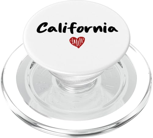 California - I Love California - Classic PopSockets PopGrip für MagSafe von Graphic Club Inc.