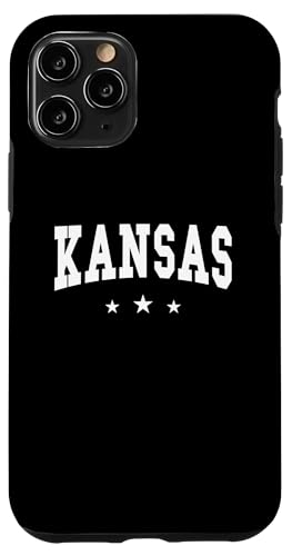 Kansas – Preppy Varsity Pink – Throwback-Design – klassisch Hülle für iPhone 11 Pro von Graphic Club Inc.