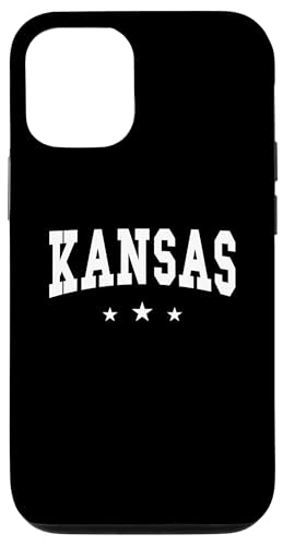Kansas – Preppy Varsity Pink – Throwback-Design – klassisch Hülle für iPhone 12/12 Pro von Graphic Club Inc.