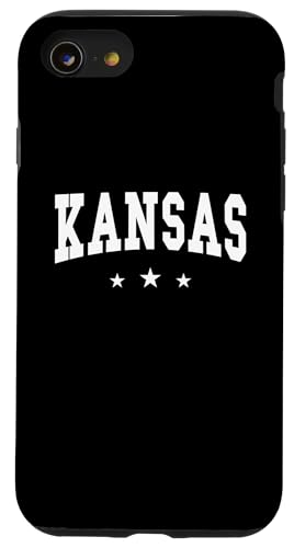 Kansas – Preppy Varsity Pink – Throwback-Design – klassisch Hülle für iPhone SE (2020) / 7 / 8 von Graphic Club Inc.