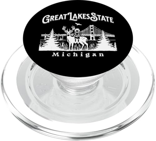 Michigan - Great Lakes State - Classic PopSockets PopGrip für MagSafe Michigan - Great Lakes State - Classic PopSockets PopGrip für MagSafe von Graphic Club Inc.