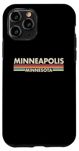 Minneapolis - Minnesota - Vintage / Retro Stripes - Classic Hülle für iPhone 11 Pro Minneapolis - Minnesota - Vintage / Retro Stripes - Classic Hülle für iPhone 11 Pro von Graphic Club Inc.