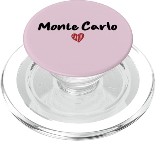 Monte Carlo - I Love Monte Carlo - Classic PopSockets PopGrip für MagSafe Monte Carlo - I Love Monte Carlo - Classic PopSockets PopGrip für MagSafe von Graphic Club Inc.