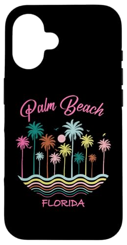 Palm Beach - Florida - Throwback Design - Classic Hülle für iPhone 16 von Graphic Club Inc.