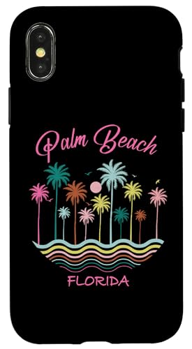 Palm Beach - Florida - Throwback Design - Classic Hülle für iPhone X/XS von Graphic Club Inc.