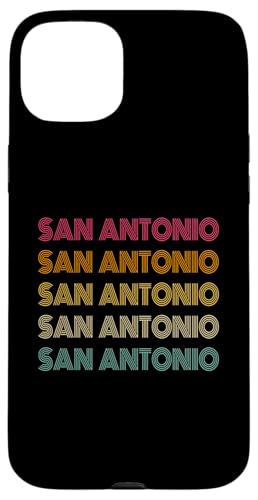 San Antonio - Retro Vintage Style 70s 80s Throwback Classic Hülle für iPhone 15 Plus von Graphic Club Inc.